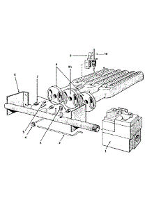 Gas Burners And Manifold Parts parts for Kenmore Boiler 229.962450 (229962450, 229 962450) from AppliancePartsPros.com