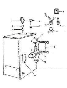 Low Water Cut Off parts for Kenmore Boiler 229.963280 (229963280, 229 963280) from AppliancePartsPros.com
