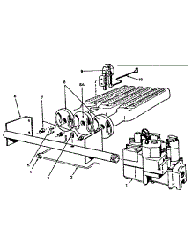 Gas Burner And Manifold Parts parts for Kenmore Boiler 229.963470 (229963470, 229 963470) from AppliancePartsPros.com