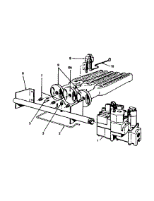 Hi Efficiency Series Gas Burners & Manifold Parts parts for Kenmore Boiler 229.963650 (229963650, 229 963650) from AppliancePartsPros.com
