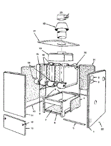 Jacket - Sections & Base Parts parts for Kenmore Boiler 229.964250 (229964250, 229 964250) from AppliancePartsPros.com