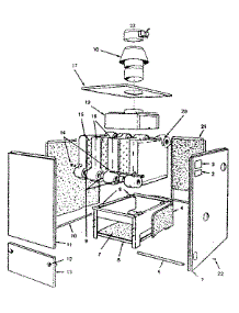 Jacket - Sections & Base Parts parts for Kenmore Boiler 229.965260 (229965260, 229 965260) from AppliancePartsPros.com
