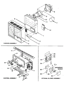 Williams Gravity Direct Vent Wall Furnace parts for Williams Wall Heater 22DV-5B NAT from AppliancePartsPros.com