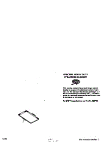 Optional Griddle parts for Roper Electric Range 2326*0A from AppliancePartsPros.com