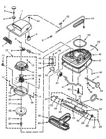 Nozzle And Motor Assembly parts for Eureka Upright Vacuum 2330A from AppliancePartsPros.com