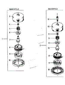 Cutting Head Assembly parts for Craftsman Line Trimmer 234795341 from AppliancePartsPros.com