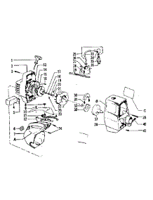 Rope And Handle Starter parts for Craftsman Line Trimmer 234795491 from AppliancePartsPros.com