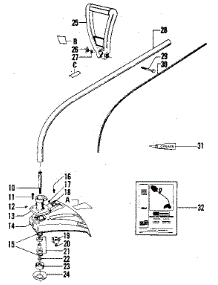 Drive Shaft Housing parts for Craftsman Line Trimmer 234795511 from AppliancePartsPros.com