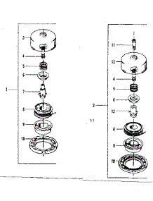 New And Old Style Cutting Head Assembly parts for Craftsman Line Trimmer 234795521 from AppliancePartsPros.com