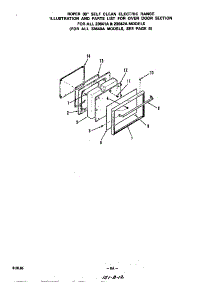 Door For 23641A, 23642A parts for Roper Electric Range 2364*0A from AppliancePartsPros.com