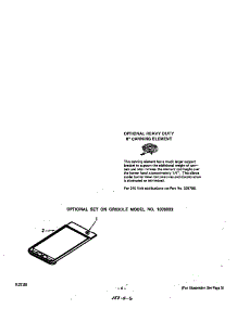 Optional Equipment parts for Roper Electric Range 2384*2A from AppliancePartsPros.com