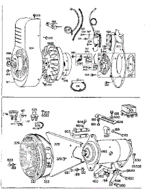 Generator Starter And Flywheel Assembly parts for Briggs & Stratton Lawn & Garden Engine 23C-B (707000 - 707028) from AppliancePartsPros.com