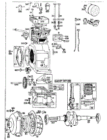 Replacement Parts parts for Briggs & Stratton Lawn & Garden Engine 23C-R6D (707000 - 707028) from AppliancePartsPros.com