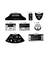 Decals parts for Mtd Lawn Vacuum 24-A060H799 from AppliancePartsPros.com