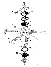 Carburetor A-96352-A (Zama C-1S-H4) parts for Homelite Gas Chainsaw 240-HG from AppliancePartsPros.com
