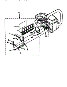 Chain Break parts for Homelite Gas Chainsaw 240-UT10625-A,B,C,D from AppliancePartsPros.com
