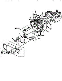Engine Housing parts for Homelite Gas Chainsaw 240-UT10630-A,B,C from AppliancePartsPros.com