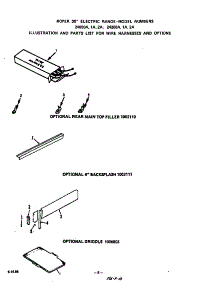 Wire Harness parts for Roper Electric Range 2406*1A from AppliancePartsPros.com