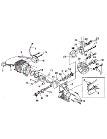 Figure 4 parts for Homelite Gas Chainsaw 240HG-UT10688 from AppliancePartsPros.com