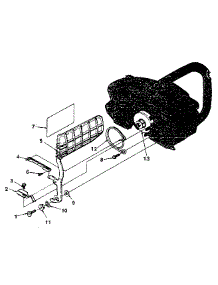 Chain Brake parts for Homelite Gas Chainsaw 240HG-UT10688 from AppliancePartsPros.com