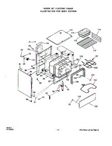 Body parts for Roper Electric Range 2413*0A from AppliancePartsPros.com