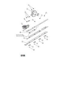 Single Edge Assembly parts for Mantis Hedge Trimmer 2420 from AppliancePartsPros.com