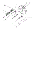 Single Edge Handle Assembly parts for Mantis Hedge Trimmer 2420 from AppliancePartsPros.com