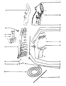 Handle And Bag Housing parts for Eureka Upright Vacuum 2430B-1 from AppliancePartsPros.com