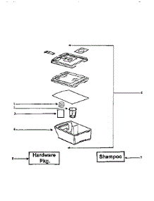 Recovery Tank Assembly parts for Eureka Upright Vacuum 2430B-1 from AppliancePartsPros.com