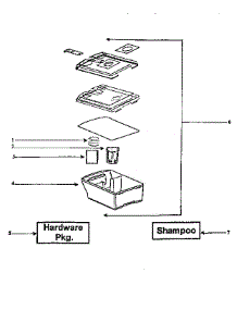 Recovery Tank Assembly parts for Eureka Upright Vacuum 2430B-2 from AppliancePartsPros.com