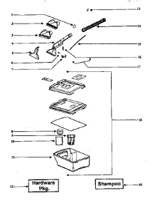Recovery Tank Assembly parts for Eureka Carpet Cleaner 2450AT-1 from AppliancePartsPros.com