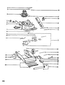 Nozzle And Motor Assembly parts for Eureka Canister Vacuum 2450DT from AppliancePartsPros.com
