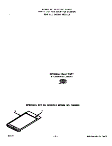 Heavy Duty Canning Element parts for Roper Electric Range 2453*9A from AppliancePartsPros.com