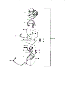 Power Pack Assembly parts for Craftsman Log Splitter 24534540 from AppliancePartsPros.com