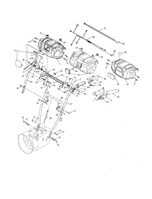 Handle Panel Assembly parts for Craftsman Gas Snowblower 24710568 from AppliancePartsPros.com