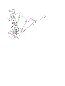 Chute Control parts for Craftsman Gas Snowblower 24710568 from AppliancePartsPros.com