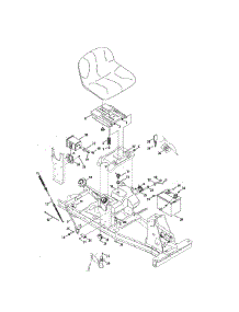 Seat / Fuel Tank parts for Craftsman Rear-Engine Riding Mower 247203691 from AppliancePartsPros.com