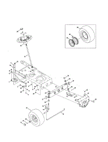 Steering / Wheels parts for Craftsman Front-Engine Lawn Tractor 247203701 from AppliancePartsPros.com