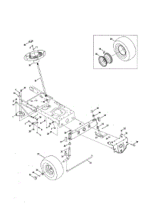 Steering parts for Craftsman Front-Engine Lawn Tractor 247203710 from AppliancePartsPros.com