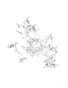 Upper Dash Panel / Fuel Tank parts for Craftsman Front-Engine Lawn Tractor 247203714 from AppliancePartsPros.com
