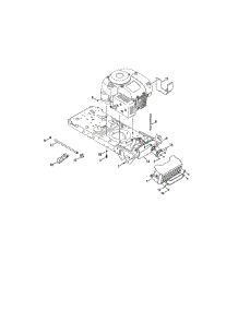Engine / Muffler Shield parts for Craftsman Front-Engine Lawn Tractor 247203726 from AppliancePartsPros.com