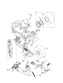 Transmission / Wheels parts for Craftsman Front-Engine Lawn Tractor 247203741 from AppliancePartsPros.com