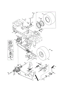 Transmission parts for Craftsman Riding Mower & Tractor 247203775 from AppliancePartsPros.com