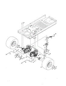 Transmission parts for Craftsman Riding Mower & Tractor 247204000 from AppliancePartsPros.com