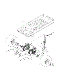 Transmission parts for Craftsman Riding Mower & Tractor 247204100 from AppliancePartsPros.com