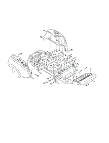Console / Seat Frame parts for Craftsman Rear-Engine Riding Mower 247204112 from AppliancePartsPros.com