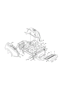 Console / Floor Board parts for Craftsman Rear-Engine Riding Mower 247204150 from AppliancePartsPros.com