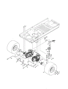 Transmission / Wheels parts for Craftsman Rear-Engine Riding Mower 247204150 from AppliancePartsPros.com