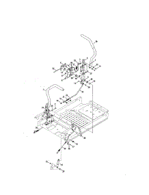 Lapbar Levers parts for Craftsman Rear-Engine Riding Mower 247204180 from AppliancePartsPros.com