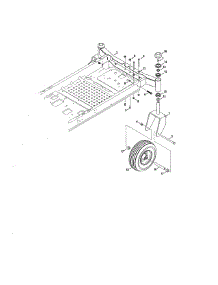 Wheel Assembly parts for Craftsman Rear-Engine Riding Mower 247204201 from AppliancePartsPros.com